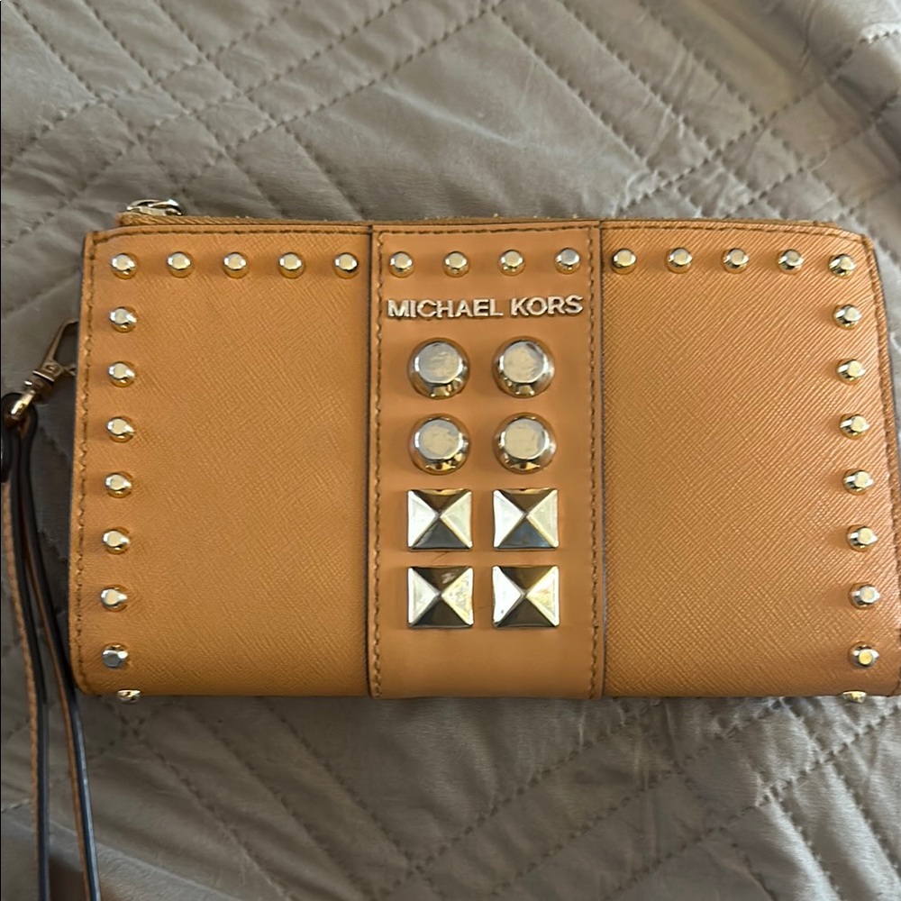 Orange Leather wallet
